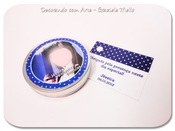 Latinha de Formatura c/ guloseimas